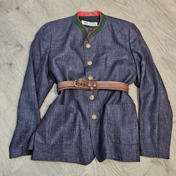 Vintage Blue and Green Lightweight Jacket - Picture 1 of 11